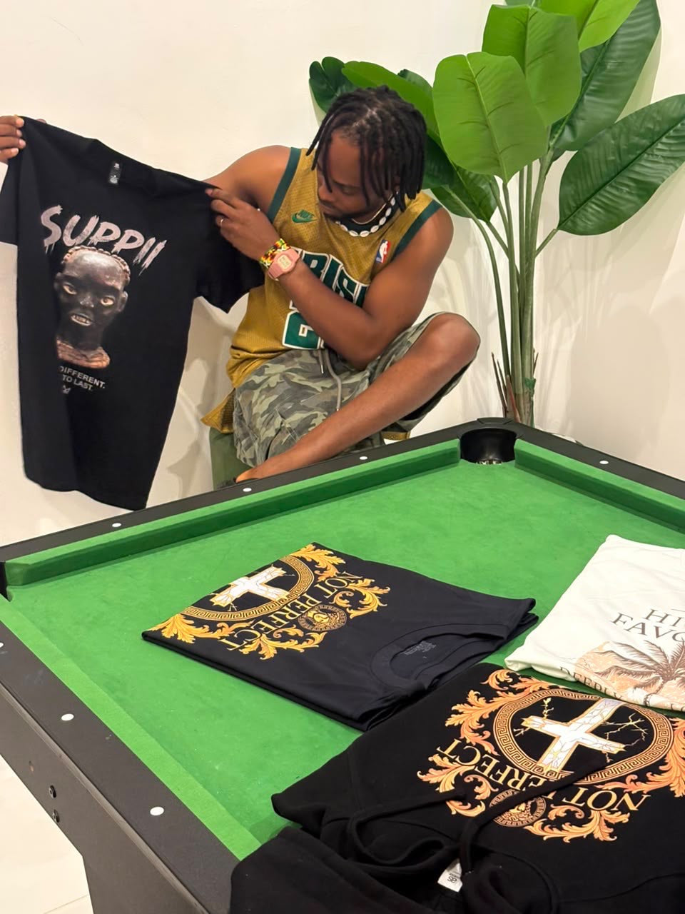 Black Short Sleeve T Shirt- Suppii Built Different Made to Last
