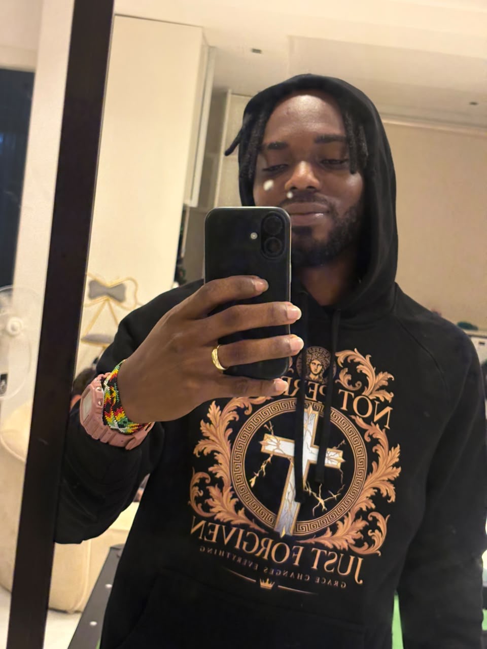 Not Perfect, Just Forgiven — Premium Long Sleeve Hoodie